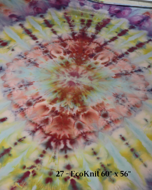 27 - EcoKnit 60"x56"  - Large Batch Dye