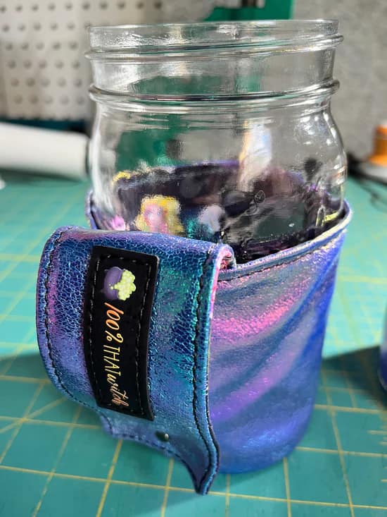 Farmhouse Jar Mug Maker Pattern - Mason Jar Cozy (Two Sizes)