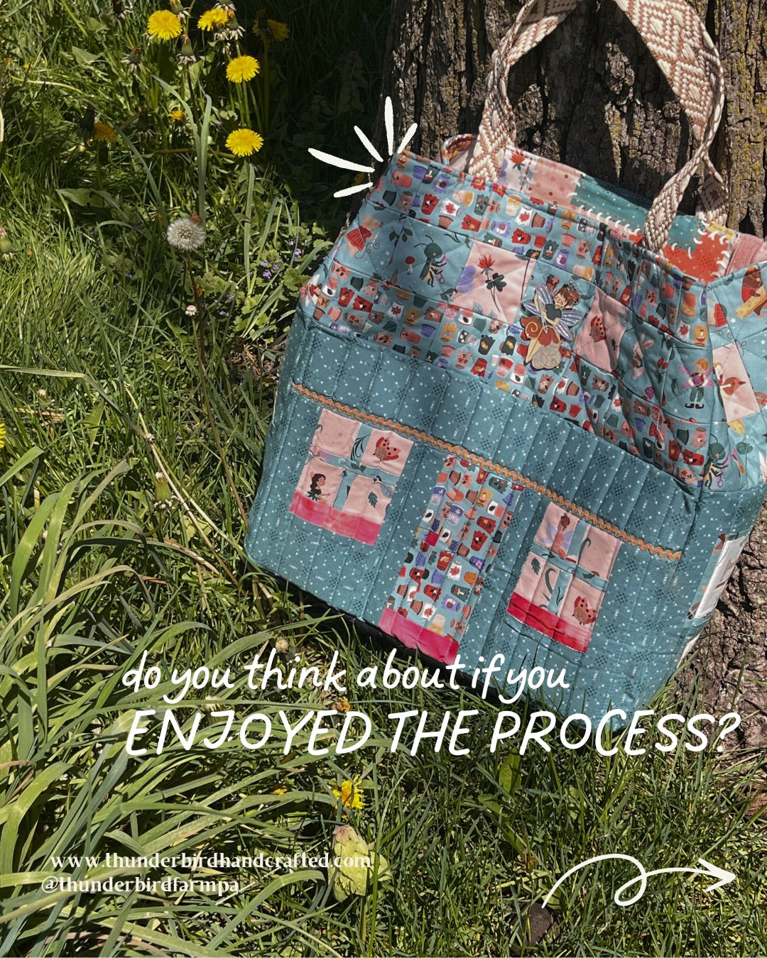 Thimbelina Bag Kit - (Recommended Pattern: The Cosy Cottage from Square Stories)