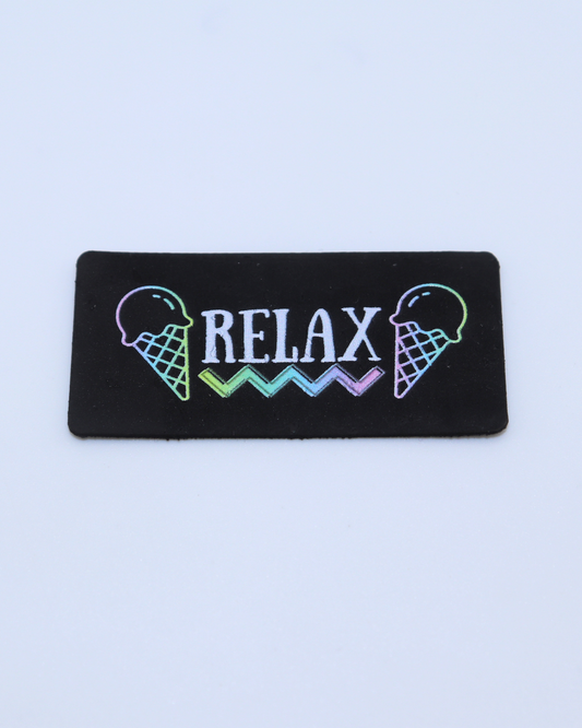"Relax" Cork Tag (Individual)