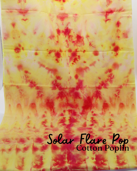 1/2 yd Cotton Poplin - Solar Flare Pop - Heritage Coordinate