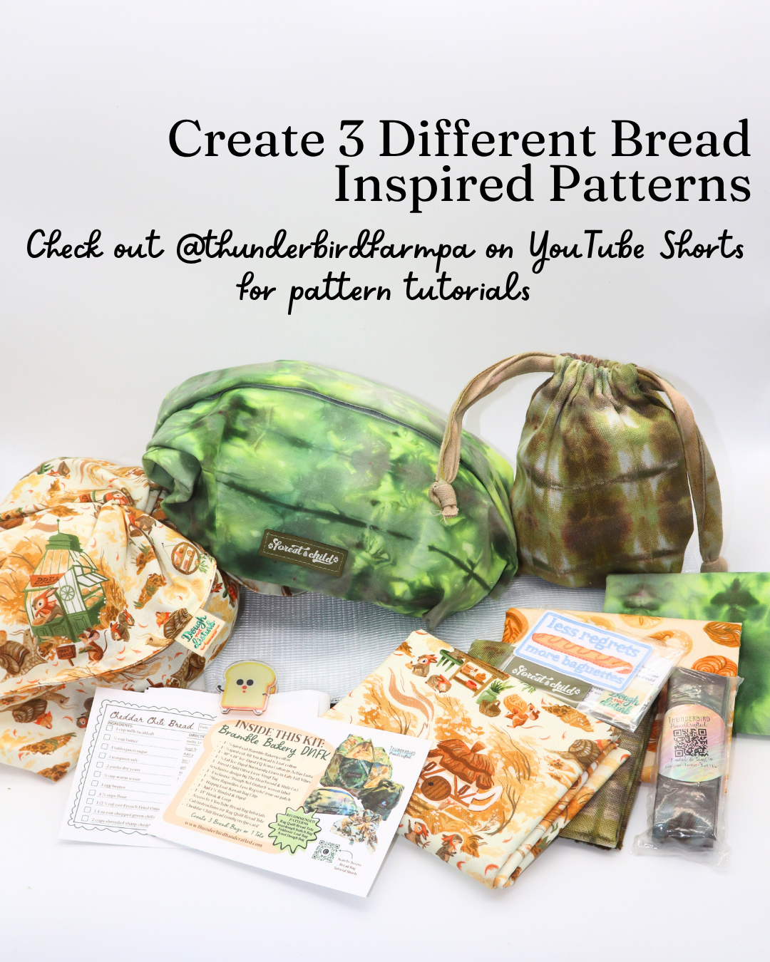 Bramble Bakery Bread Lovers Kit - Includes Pattern, Recipe & More!