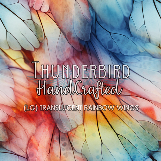Translucent Rainbow Wings (THUNDERsize) - Bookish Sew Coordinates