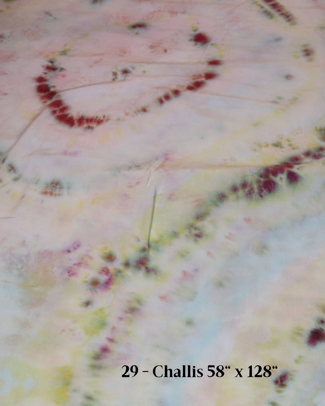 29 - Challis 58"x129" - Large Batch Dye