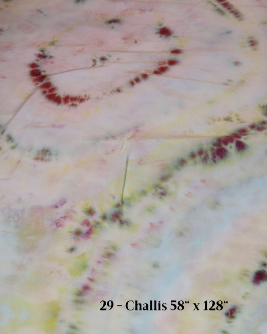29 - Challis 58"x129" - Large Batch Dye