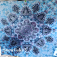 #5 Nutcracker Ice-Dyed Snowflake Tree Skirt Kit (Brushed Cotton)- Pattern Included from Sew a Story