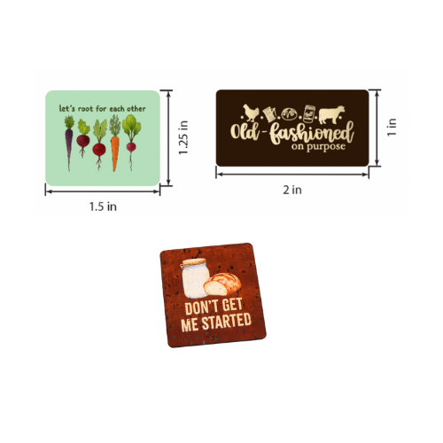 Homesteading - Cork Tag Set of 3