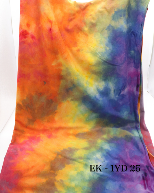 25 - EcoKnit 1yd - Smokey Rainbow