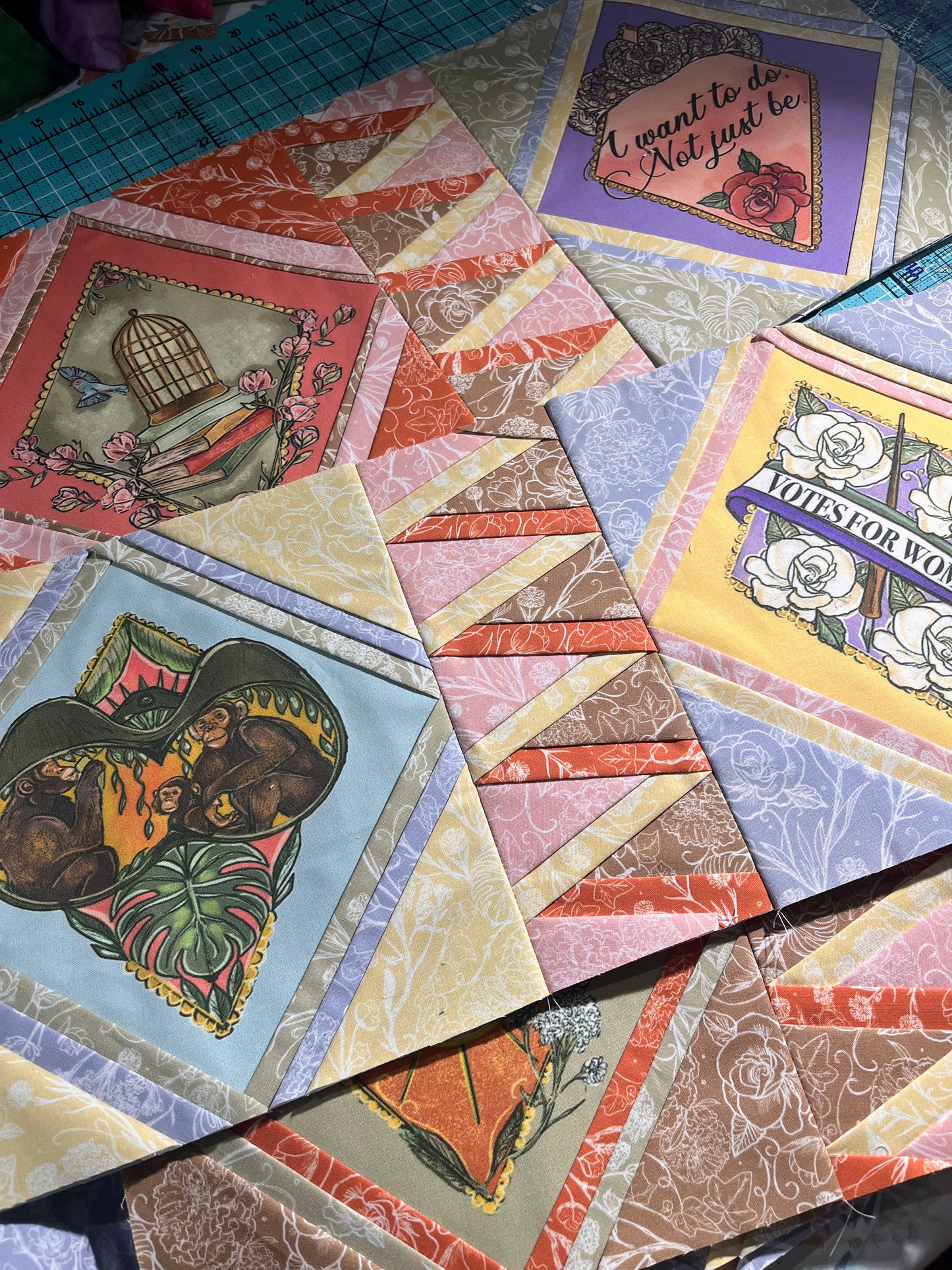 Women Before Us - Quilt Lover Panel (15% of profit donated to AAUW)