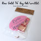 Rose Gold 3/4" Key Fob/Wristlet Hardware - by Joleelee Creations