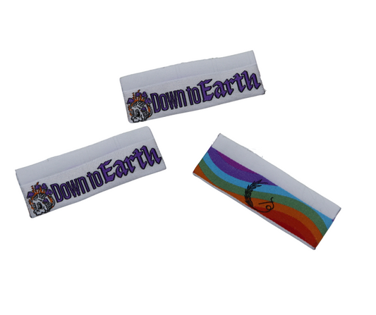 "Down to Earth" Woven Label (5 Pack)