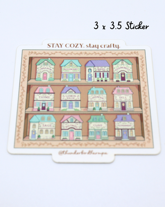 Spice House Shelf Sticker