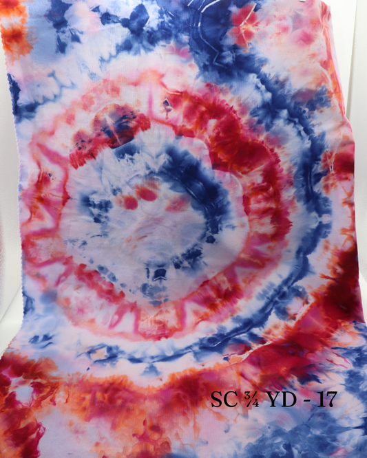 17 - 3/4 yd Sailcloth - Freedom Ring