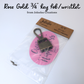 Antique Bronze 3/4" Key Fob/Wristlet Hardware - by Joleelee Creations