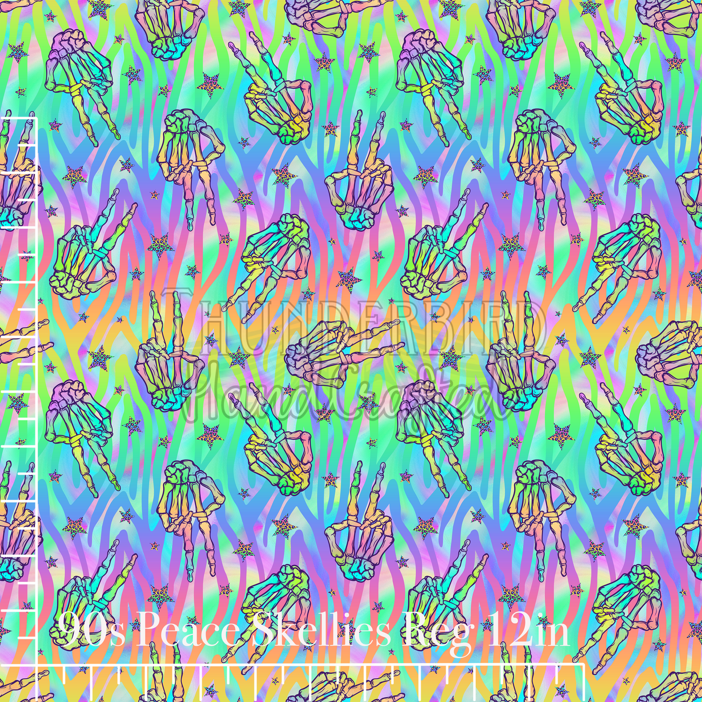 Peace Skellies Reg 12in