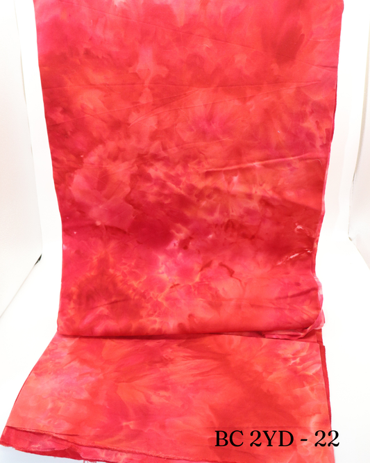 22 - Brushed Cotton 2 yd - Firecracker Red