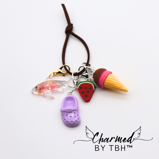 Summer Vibes CHARMED™ Set of 4 (Shark Charm GLOWS)