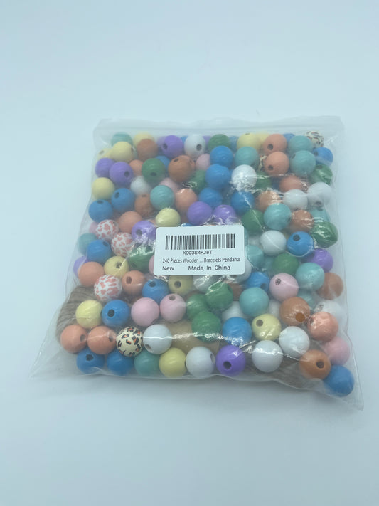 Wooden Bead Pack