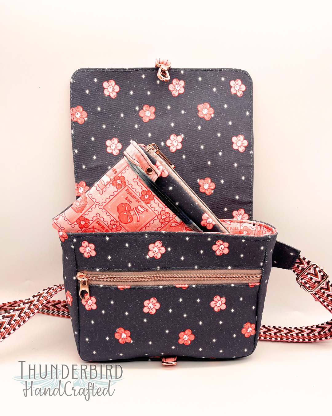 GalPal Postage Denim Dianne Crossbody & Ivy Wristlet Set