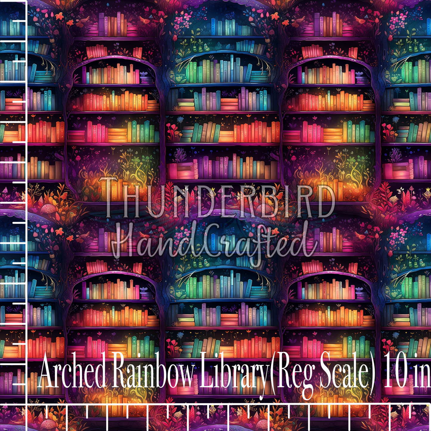 Arched Rainbow Library (Reg 10in)