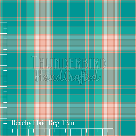Beachy Plaid Reg 12in