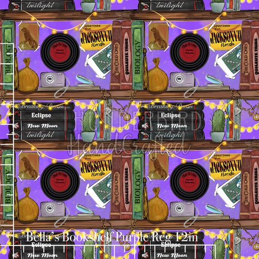 Bella's Bookshelf Purple (No DC) Reg 12 in - EXCLUSIVE