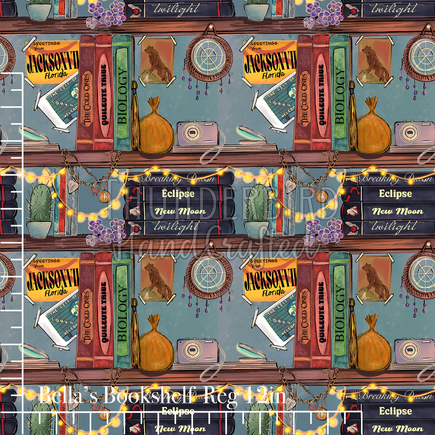 Bella's Bookshelf Reg 12 in - EXCLUSIVE