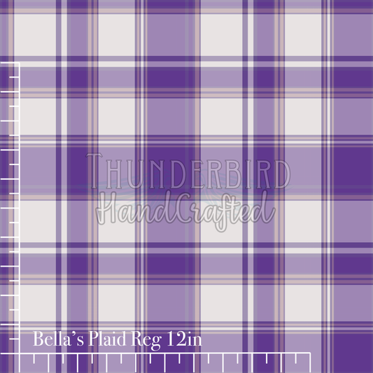 Bella's Plaid Reg 12 in - Available in Denim