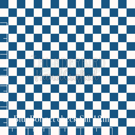 Bluebonnet Check Sm 12in - PREORDER