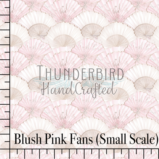 Blush Pink Fans (SM Scale)
