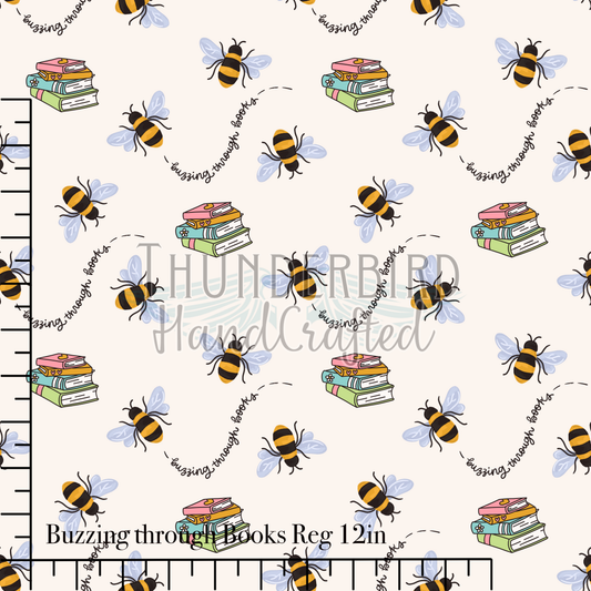 Buzzing through Books Reg 12in - PREORDER