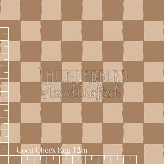 Coco Check Reg 12in - Basketweave (RETAIL)