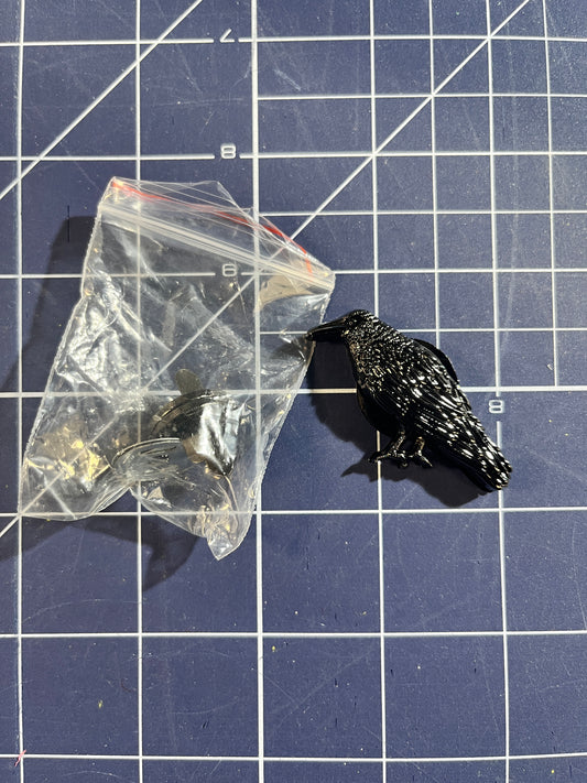 Plate Magnet Gun Metal - Crow