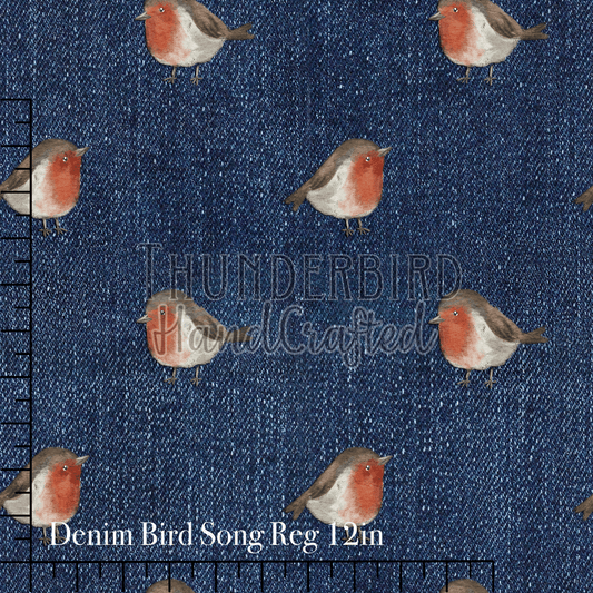 Denim Bird Song Reg 12in - PREORDER