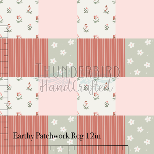 Earthy Patchwork Reg 12in - PREORDER