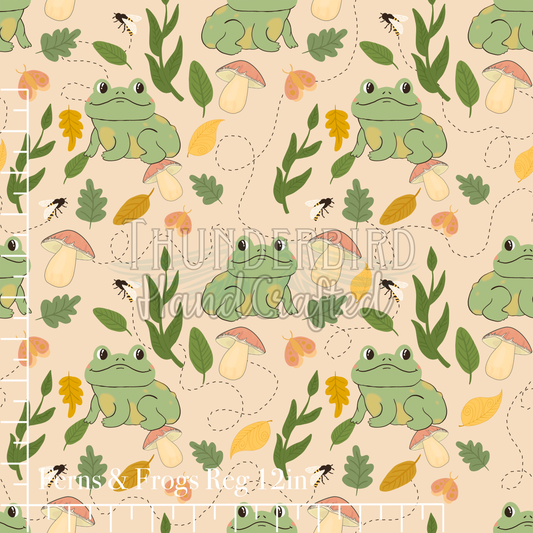 Ferns & Frogs Reg 12in - PREORDER
