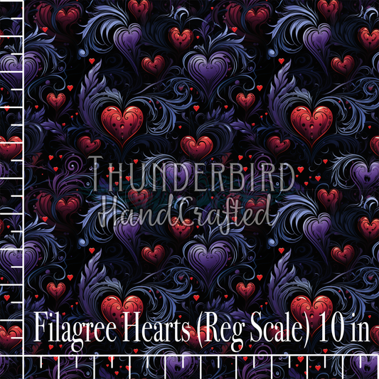 Filagree Hearts (Reg Size)