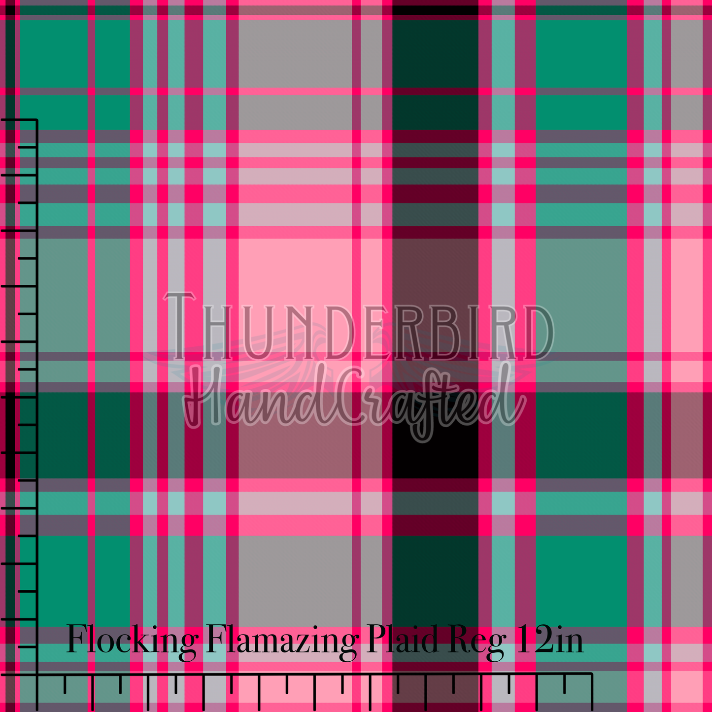Flocking Flamazing Plaid (Reg 12in)