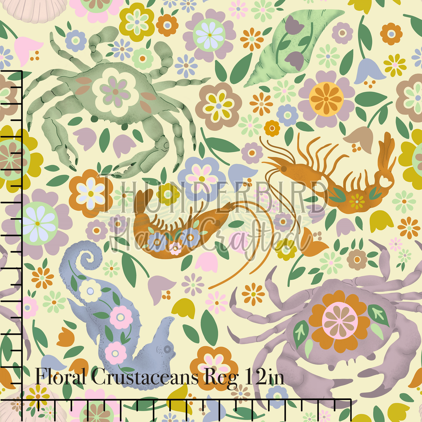 Floral Crustaceans 12in - PREORDER