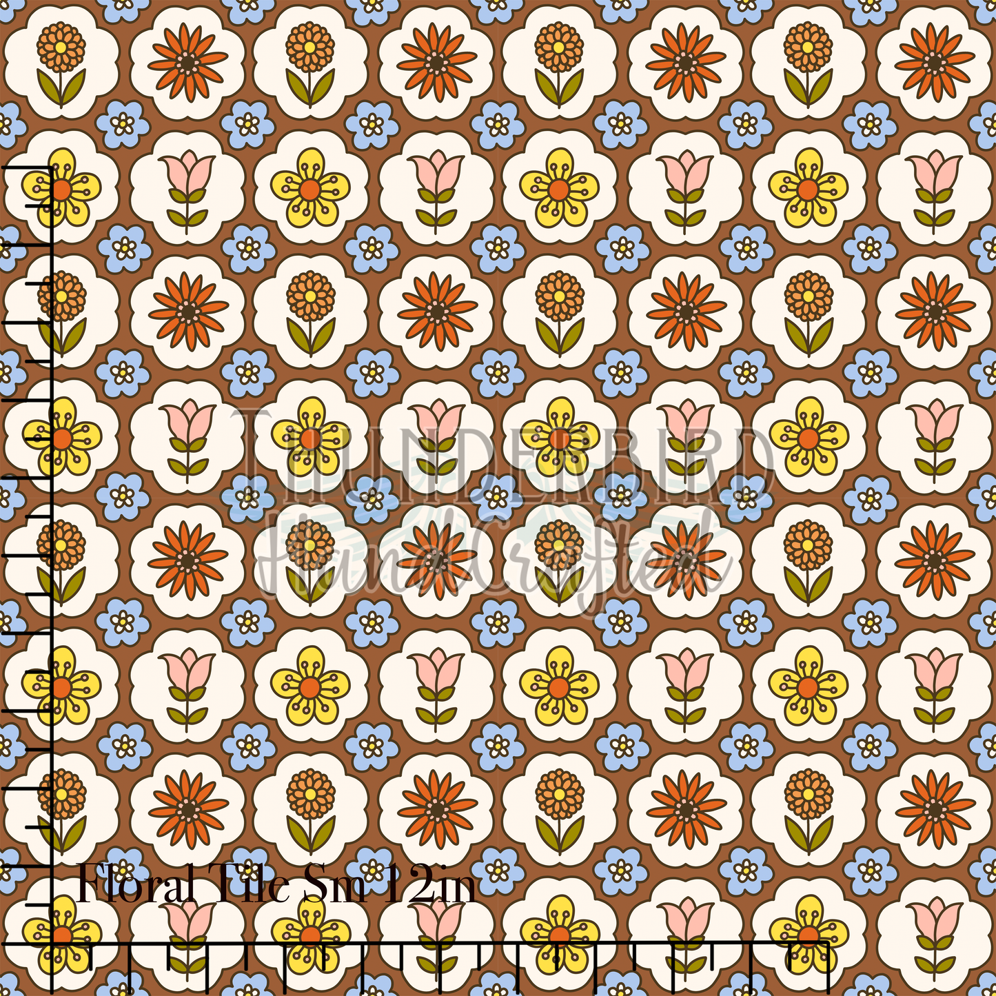 Floral Tile Sm 12in - PREORDER