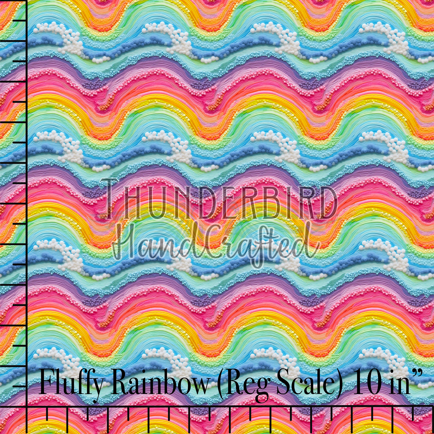 Fluffy Rainbow (Reg Size) - Size from Previous Orders