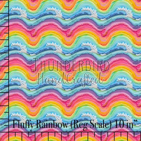 Fluffy Rainbow (Reg Size) - Size from Previous Orders