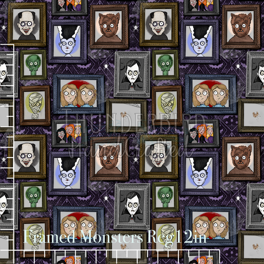 Framed Monsters Reg 12in EXCLUSIVE