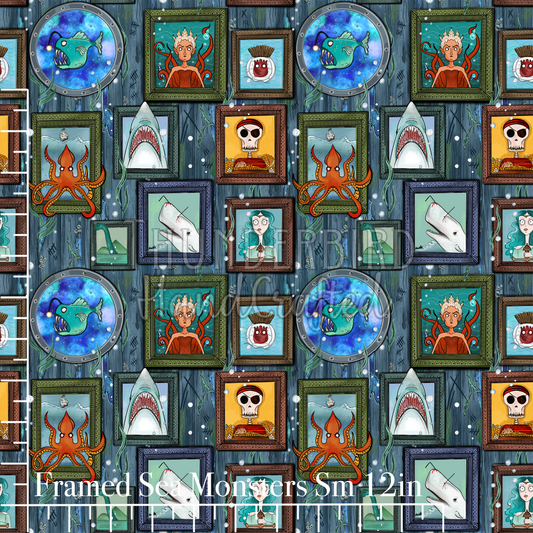 Framed Sea Monsters 12in - PREORDER