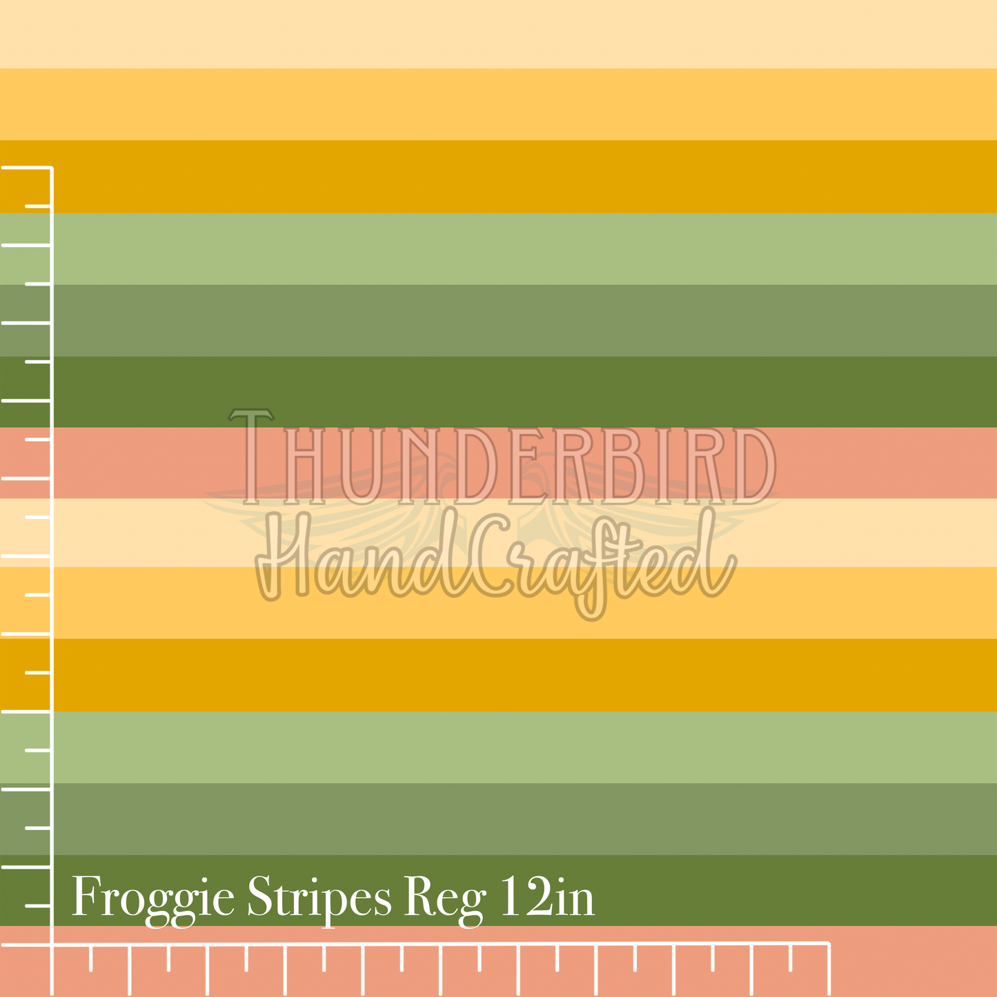 Froggie Stripes Reg 12in - PREORDER
