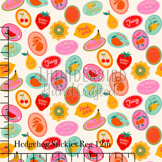 Fruit Stickies 12in - PREORDER