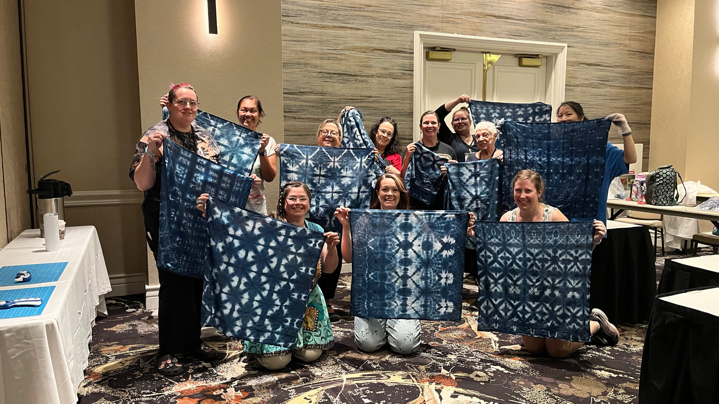 Indigo Shibori Workshop - Sew Sweet Retreat