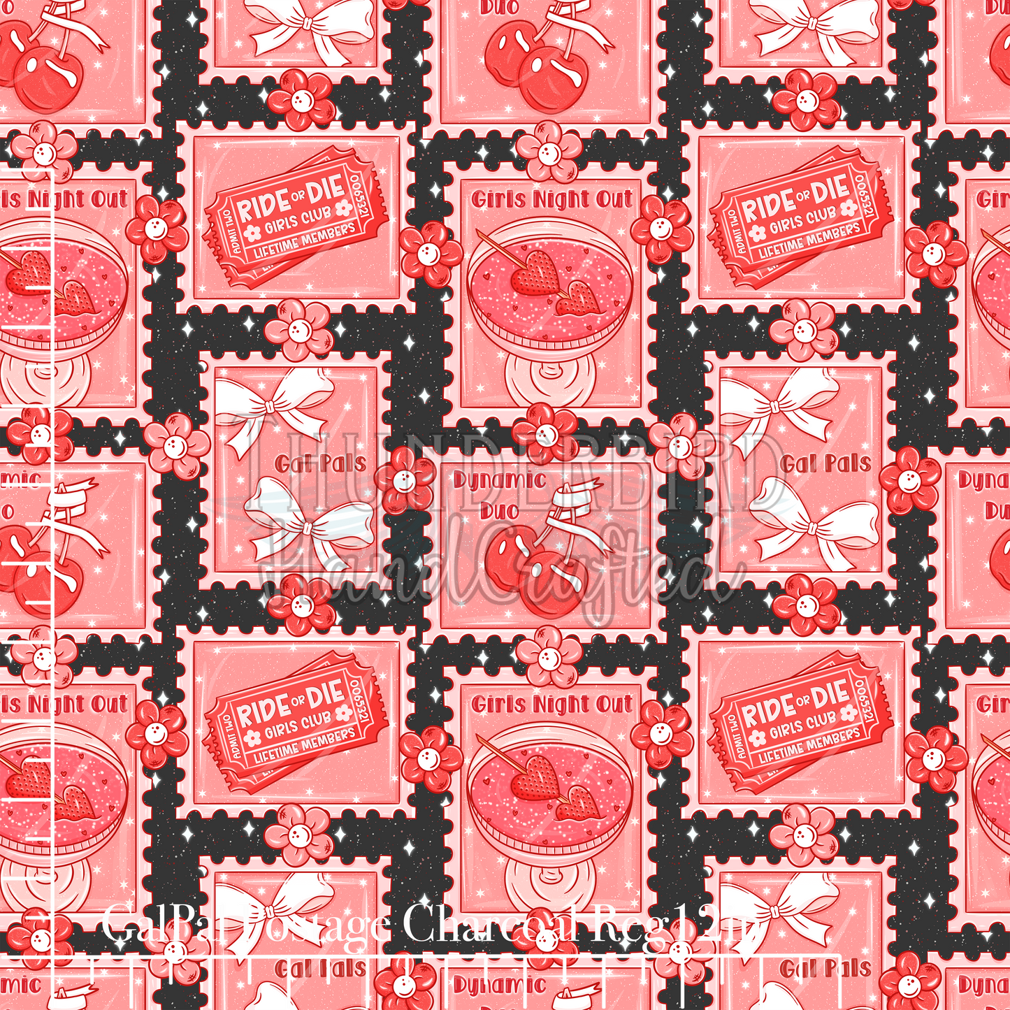 Gal Pal Postage Charcoal Reg 12 in - Denim (RETAIL)