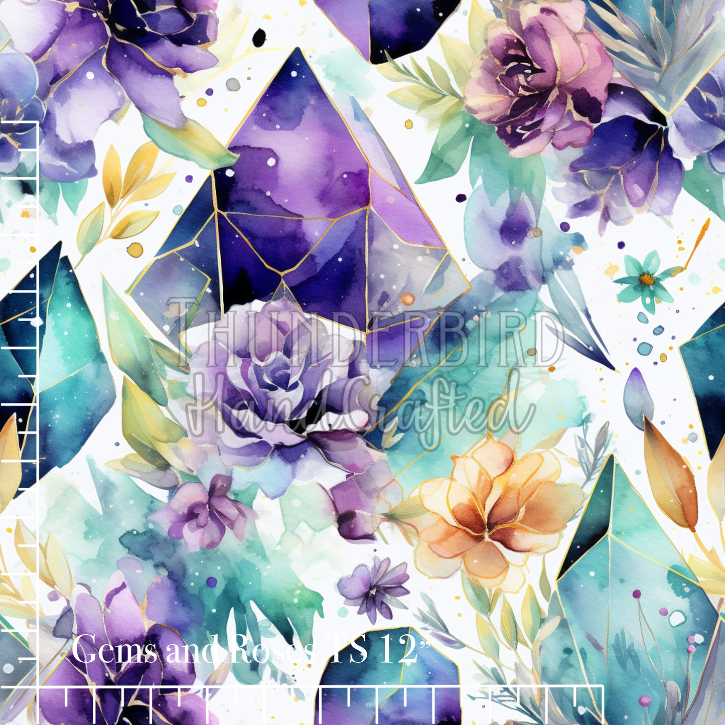 Gems and Floral TS 12in