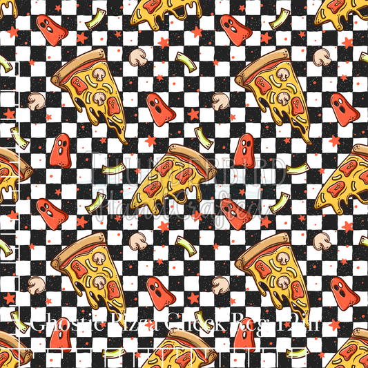 Ghostie Pizza Check Reg 12in